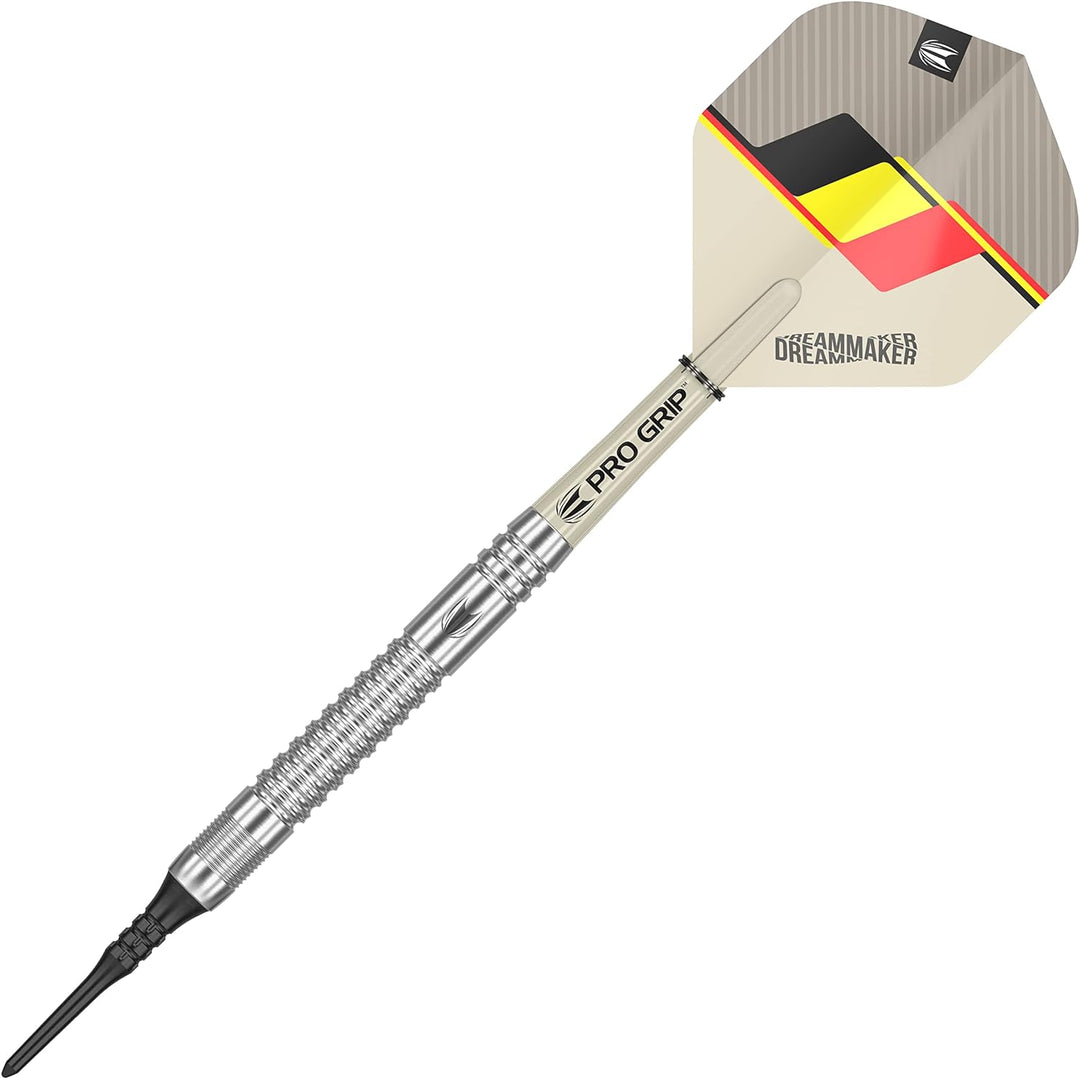 Target Darts Dimitri Van den Bergh Dream Maker G2 90% Wolfram Softdarts-Set Dartpfeile 19gr, 19gr