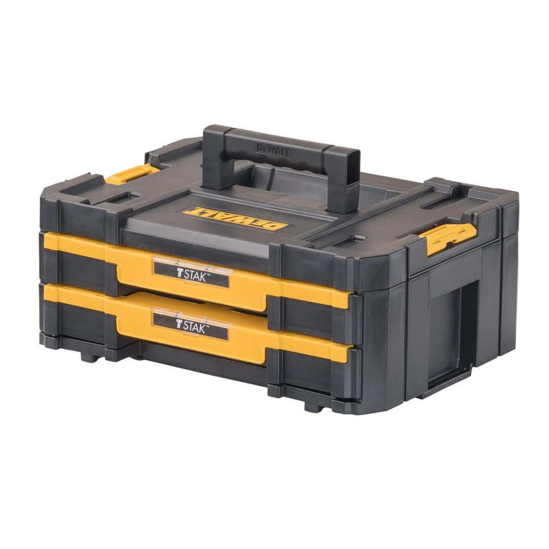 DEWALT DWST17804 TSTAK IV Doppel-Schubladen Koffer mit 2 Schubladen, Koffer mit 2 Schubladen