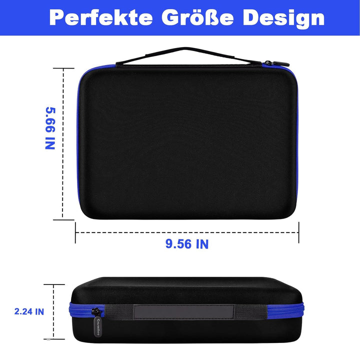 Akkus Organizer mit Batterie-Tester – Batteriekasten für 162+ Batterien (AA/AAA/C/D/9V/3 V Lithium L