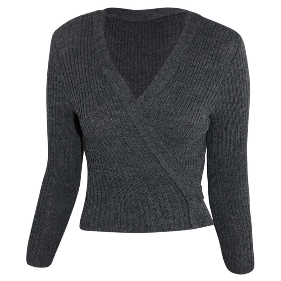 Intermezzo Mädchen Ballett Wickeljacke Langarm 6811 Jersey Elipor - Made in Spain 6 Dunkelgrau, 6 Du