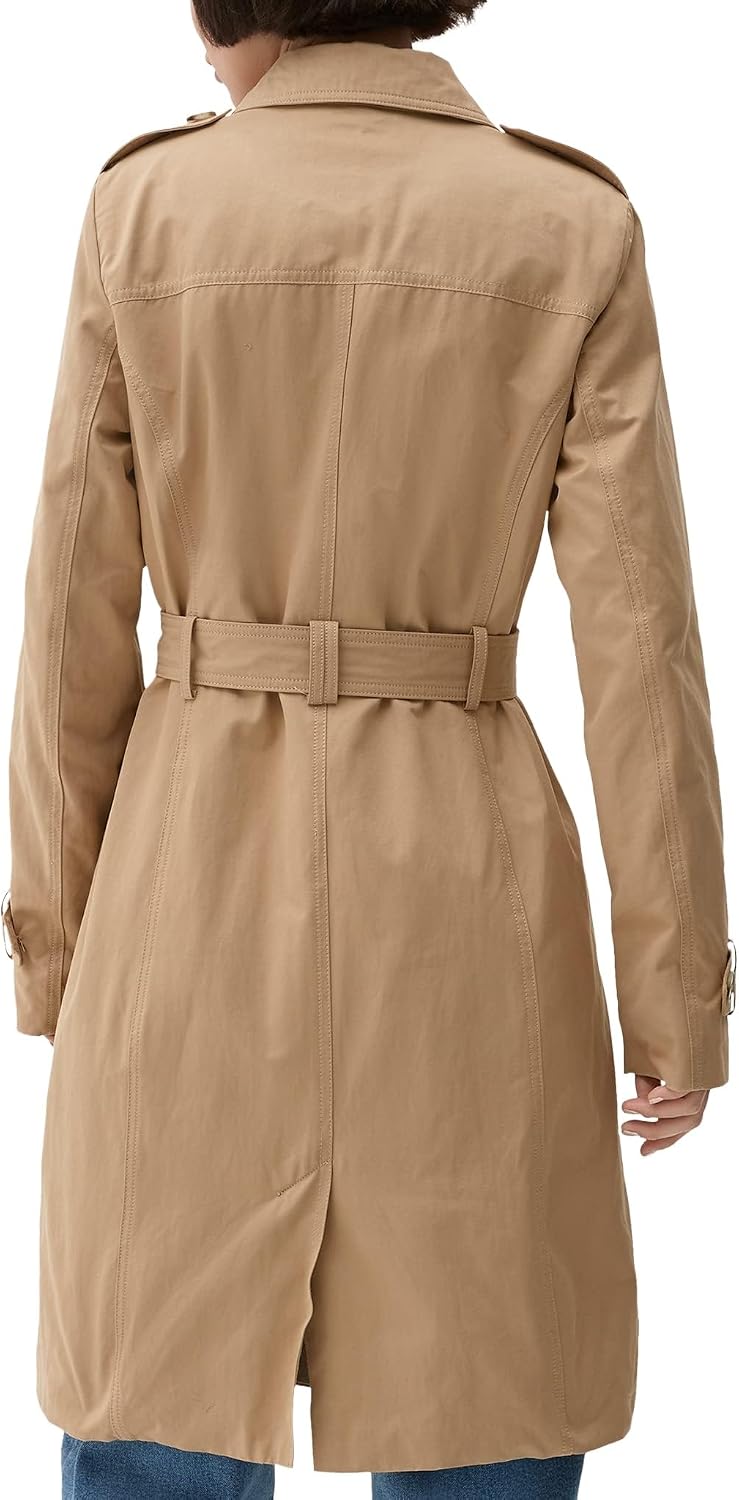 s.Oliver Damen Trenchcoat 40 Brown, 40 Brown