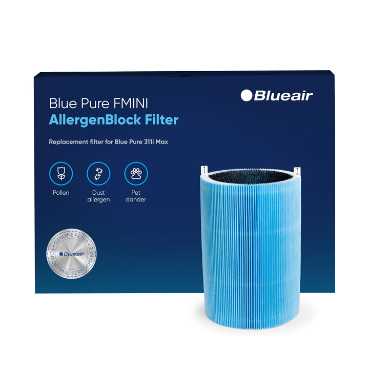 Blueair Blue Pure Mini Max Series AllergenBlock Filter, Original-Ersatzfilter für Allergien, Pollen,