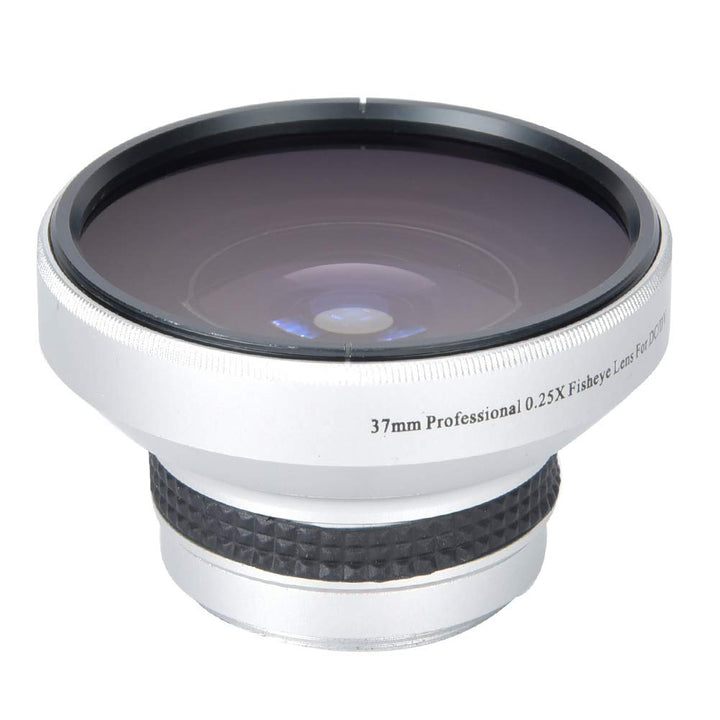 Fisheye Objektiv, Silberne Starke Anwendbarkeit 37 Mm 0,25x Super Fisheye Zusätzliches Objektiv für