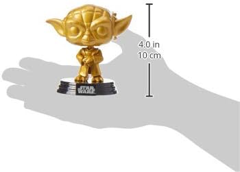 Star Wars Funko – 43018 – Funko Pop! – Movies Gold Edition – Yoda – Vinyl Figur,ca. 9cm