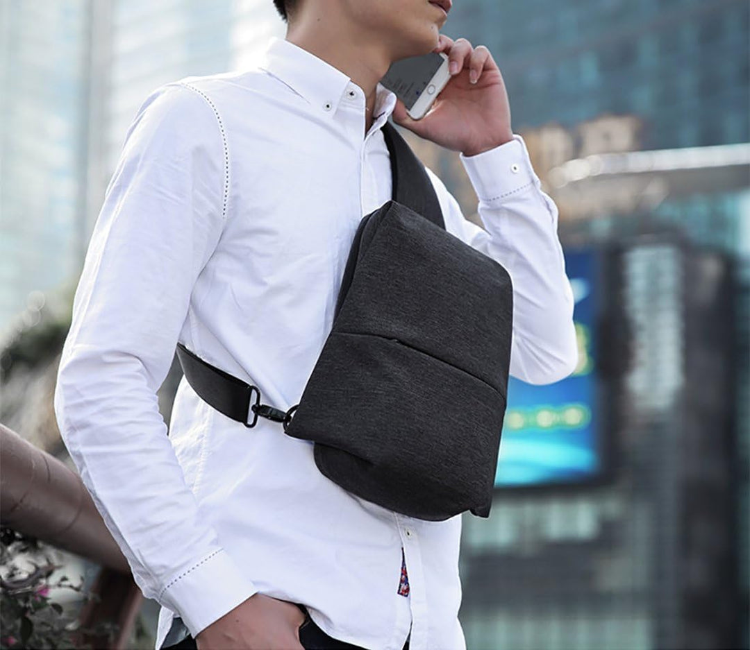 FANDARE Leicht Brusttasche Sling Bag Tragbar Schultertasche Herren Damen Shoulder Crossover Rucksack