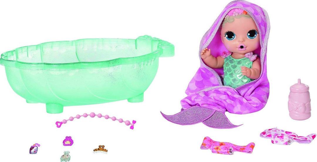 BABY born Surprise Mermaid Surprise Spielzeug Puppe - Einfach für kleine Hände, kreatives Spielen fö