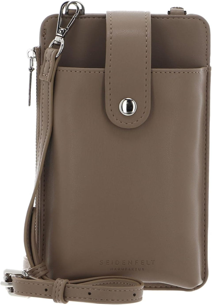 Seidenfelt Medja - Handytasche 18 cm powder taupe, powder taupe