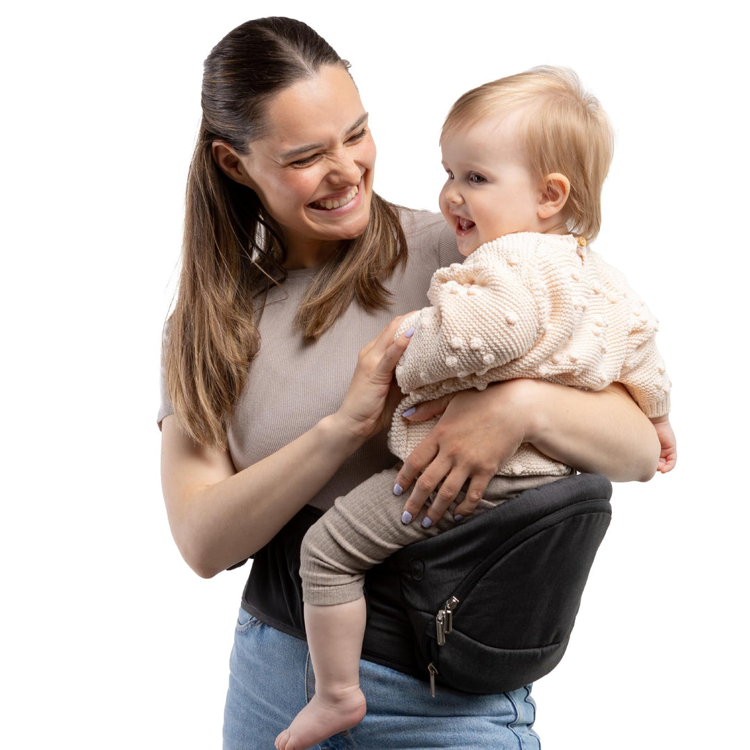 Beco Gemini Hüftsitz Babytrage – 4-in-1 Ergonomische Kindertrage für Neugeborene & Kleinkinder (0-36