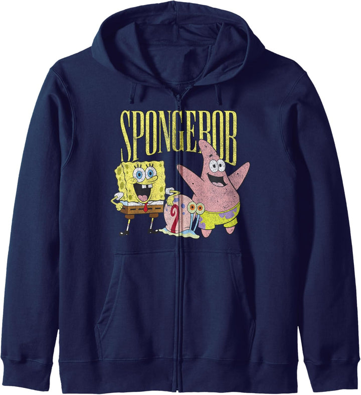 SpongeBob SquarePants Gary Patrick And SpongeBob Kapuzenjacke