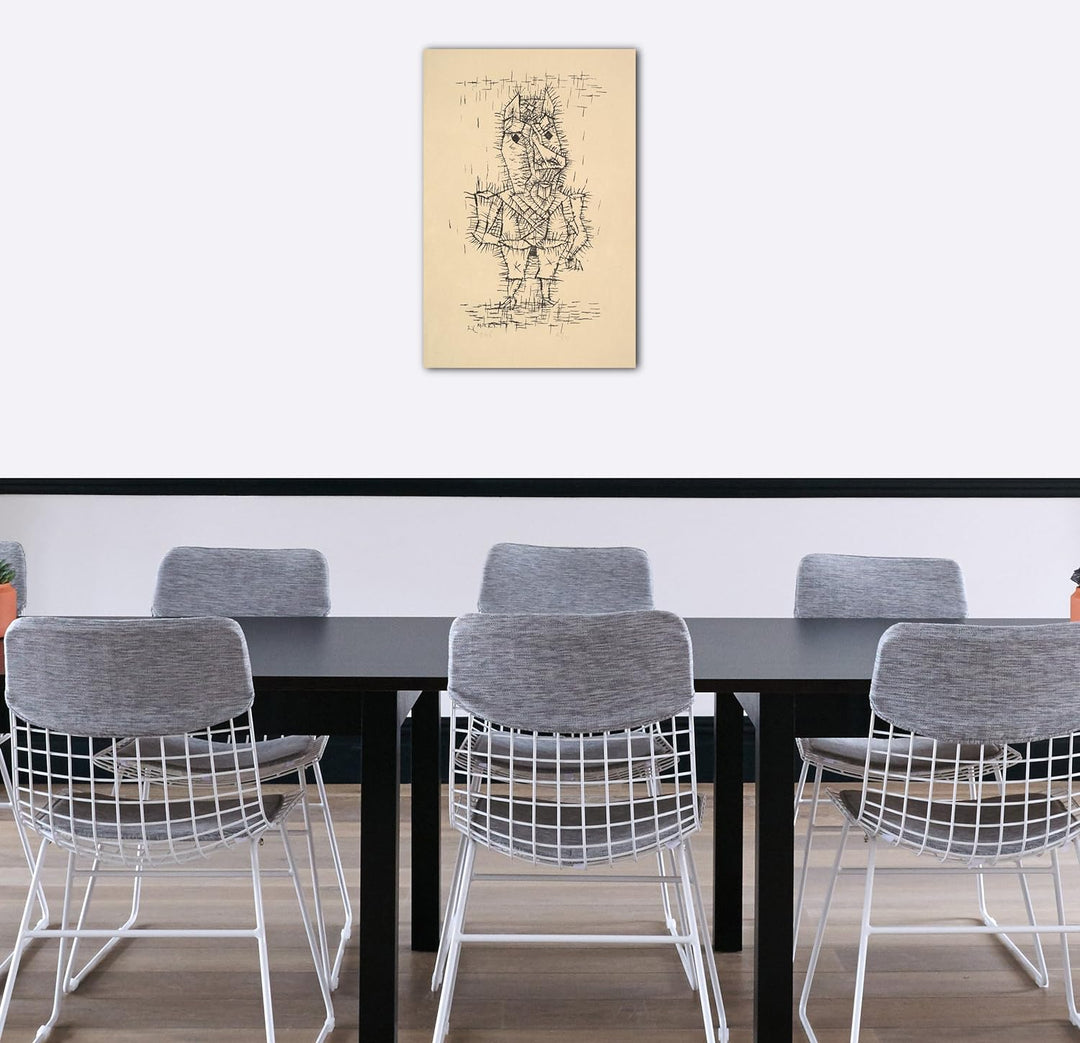 Printed Paintings Leinwand (60x80cm): Paul Klee - Ass (Esel) (1925) 60x80 cm, 60x80 cm