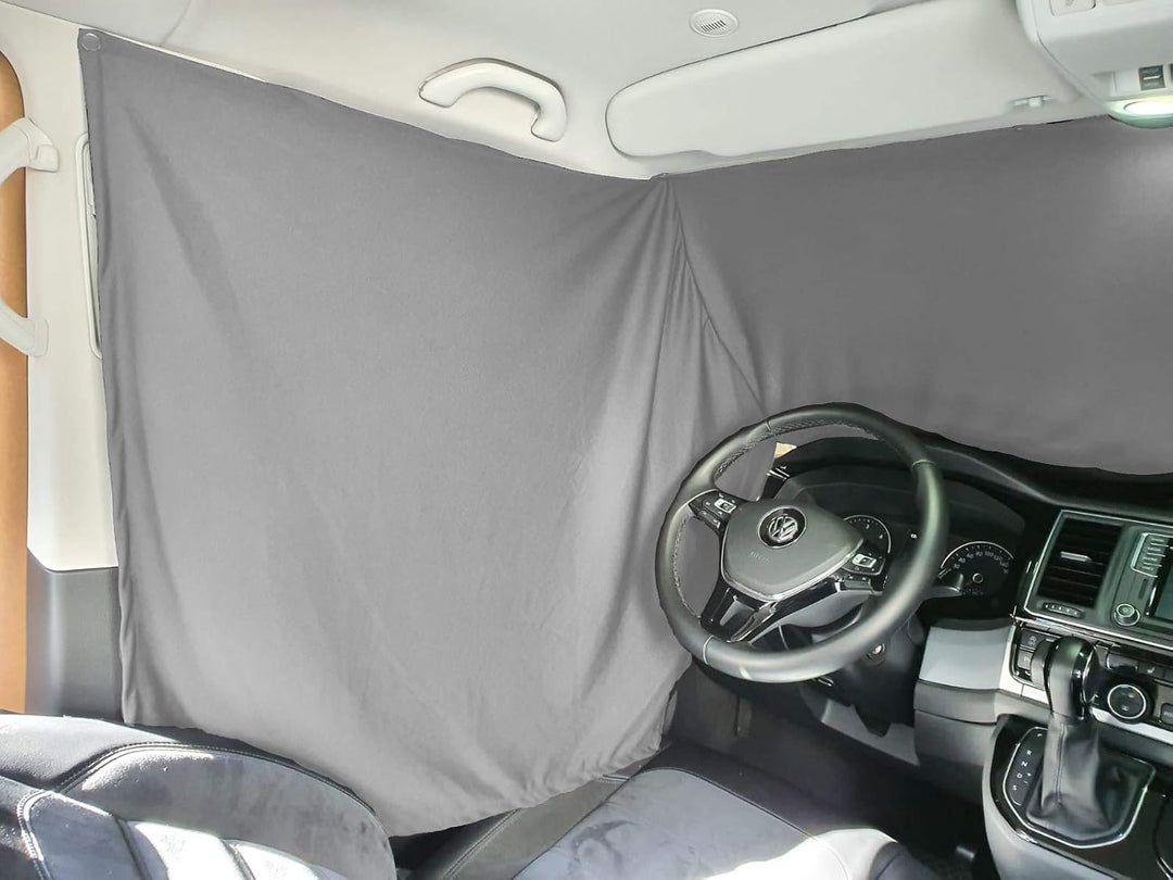BREMER SITZBEZÜGE Blackout Frontscheibe Gardinen kompatibel mit Hyundai H-1 ab 2007 Sonnenschutz Cam