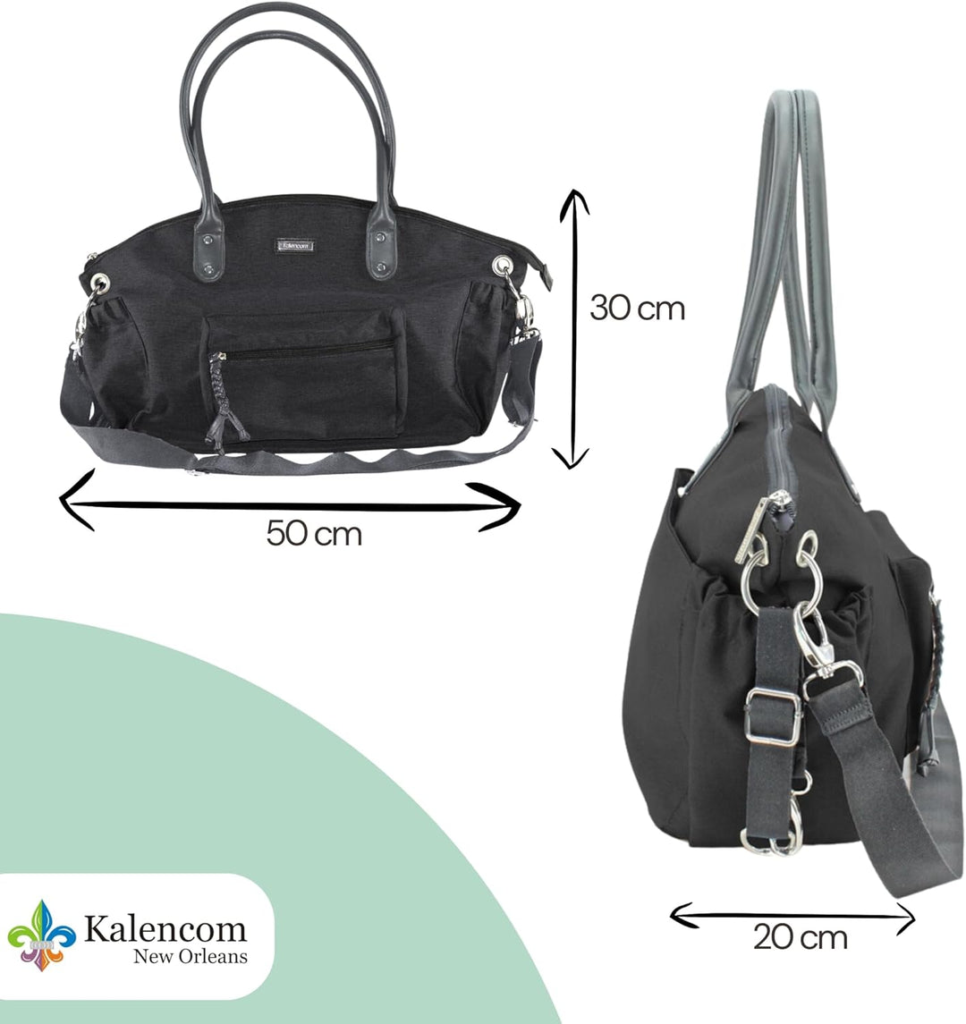 Kalencom Handtasche Umhängetasche stilvolle Baby Wickeltasche mit Wickelauflage, Aufbewahrungsbeutel