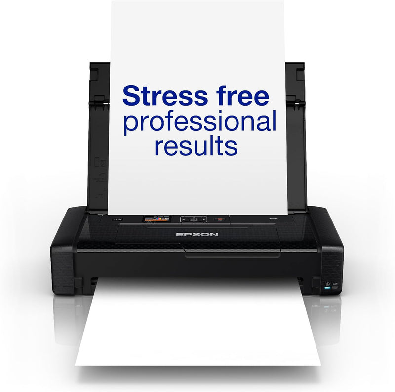 Epson WorkForce WF-110W tragbarer Tintenstrahldrucker (DIN A4, WiFi Direct, Drucker, mobiles Drucken