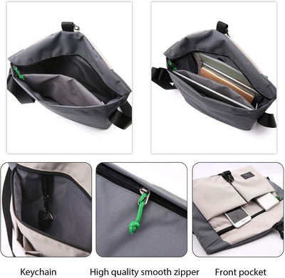 FANDARE Herren Damen Umhängetasche Unisex Commuter Reisen Schultertasche Grosse Kapazität Messenger