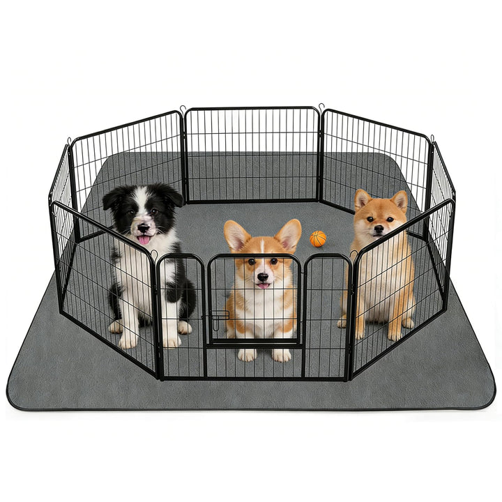 2er Set 100×70 cm Inkontinenzunterlage Waschbar, PIPI Matten für Hunde Wasserdicht, Wiederverwendbar