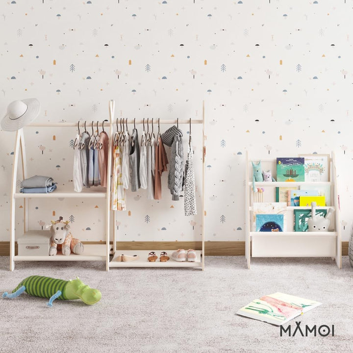 MAMOI Kleiderstange Baby Kinderzimmer, Kinderkleiderstange, Kindergarderobe | Kleiderstange Baby Kin