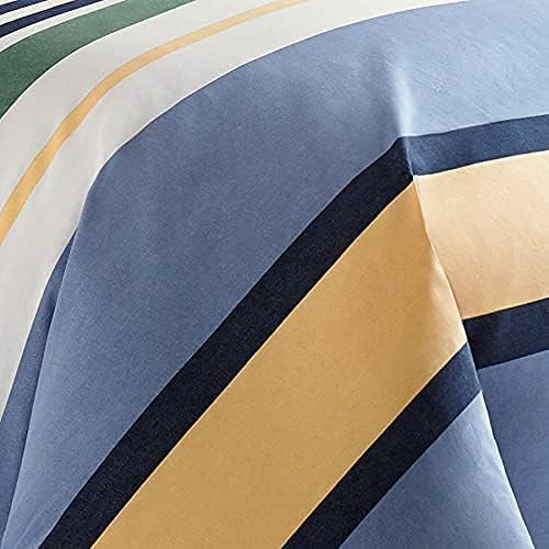 Nautica Home Dover Bettwäsche Set Satin 100% Baumwolle Wendebettwäsche Reissverschluss 155x220 Bettb