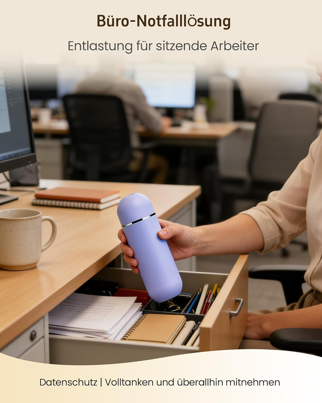 Tragbares Reise Po Dusche mit Einziehbarer Düse | BPA-free Podusche & Intimdusche für Frau und Mann