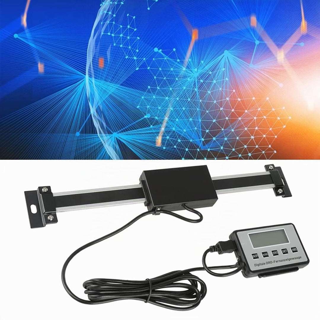 Fafeicy Digitale Anzeige, 0–150 Mm, Digitale Lineare Skala mit Fernanzeige, Hochpräzise LCD-Anzeige,