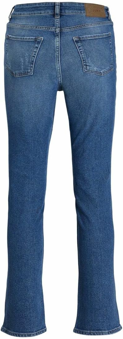 Jack & Jones Women's Jeans 28W / 34L Medium Blue Denim, 28W / 34L Medium Blue Denim