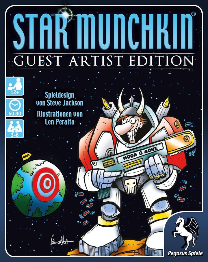 Pegasus Spiele 17232G - Star Munchkin Guest Artist Edition, Peralta-Version