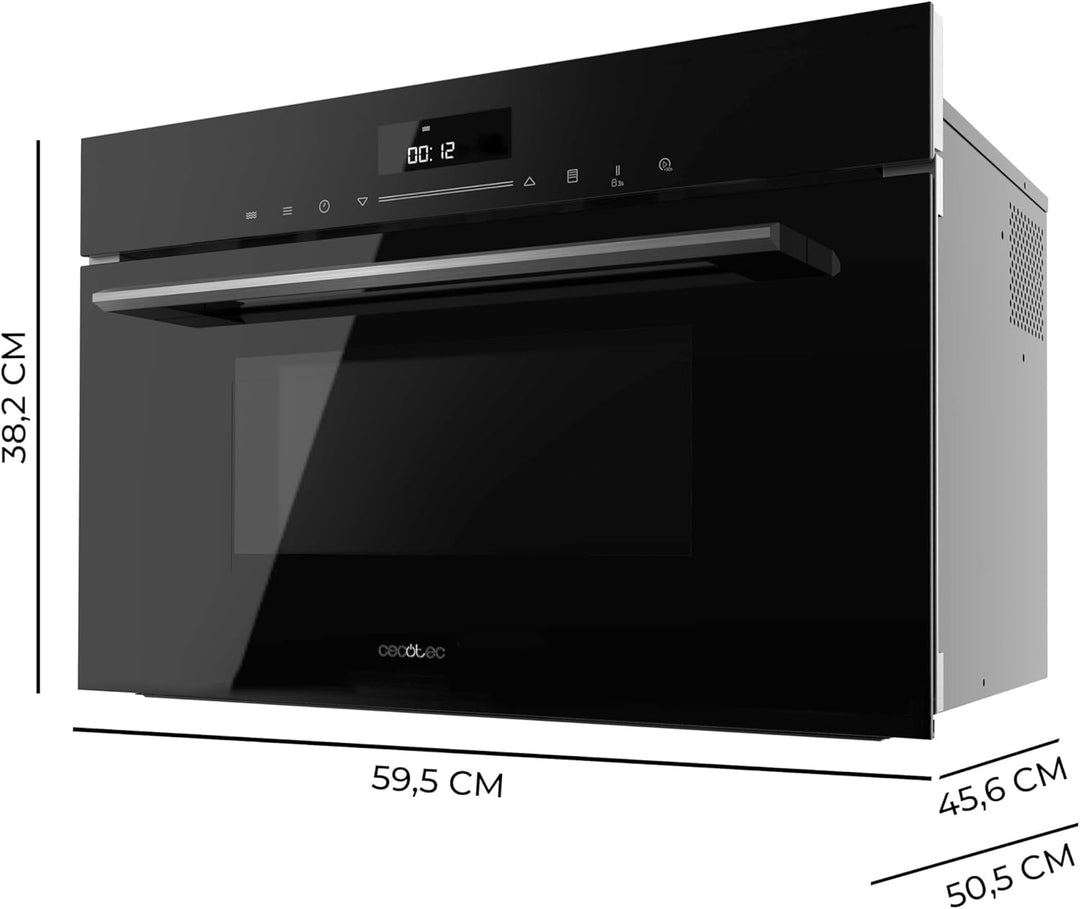 Cecotec Einbau-Mikrowellenofen 60x50cm Bolero Hexa MWO703800 Line. 2300W (max.), 34L, Mikrowellenfun