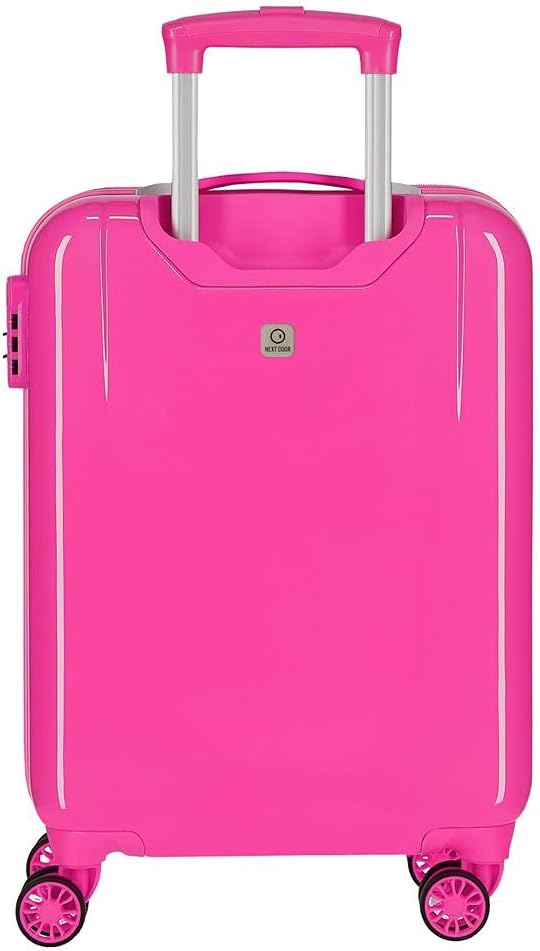 Disney Minnie Wild Flower Kabinentasche, Rosa, 38 x 55 x 20 cm, starrer ABS-Kombinationsverschluss s