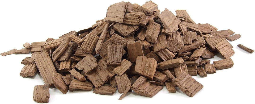 AlcoFermBrew Amerikanische Eichenholzchips Medium Toasted 100g Für Wein und Spirituosen Kaffee Vanil