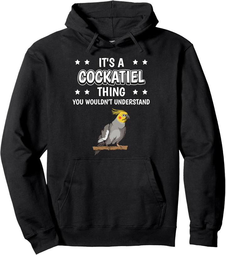 Ist so ein Nymphensittich Ding Lustiger Spruch Vogel Pullover Hoodie