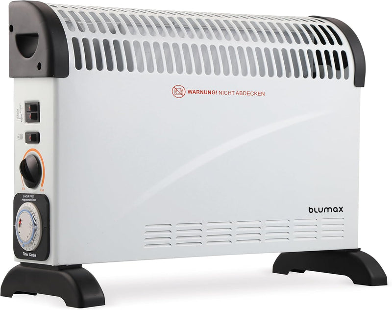 blumax Heizgerät 2000W | energiesparende Konvektorheizung | Elektroheizung für Innenräume | mit Turb
