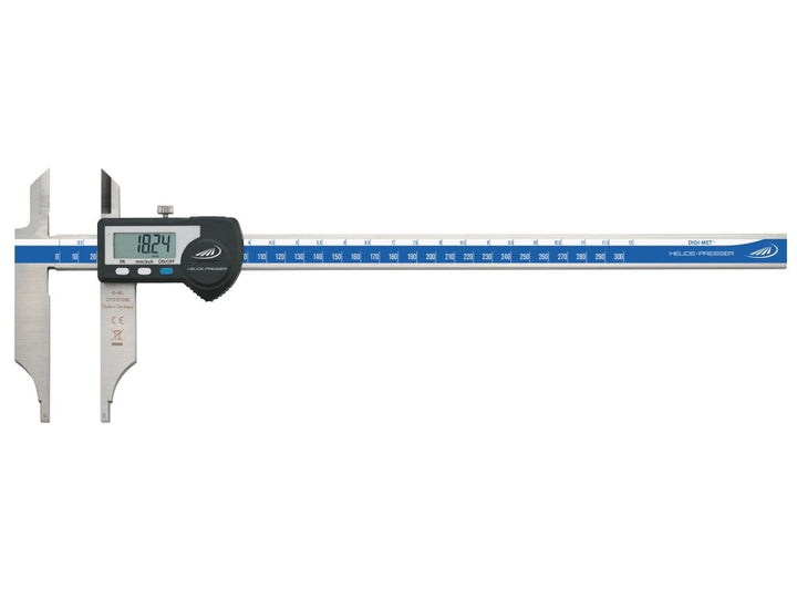 HELIOS-PREISSER 1330522 Digitaler Werkstattmessschieber mit Spitzen, 300 x 90 mm, 90