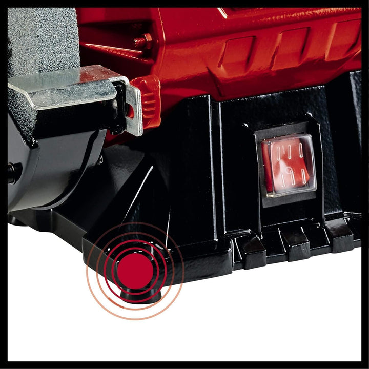 Einhell Stand-Bandschleifer TC-US 350 (350 Watt, Schleifband-/Schleifscheibenfunktion, Schutzhaube,