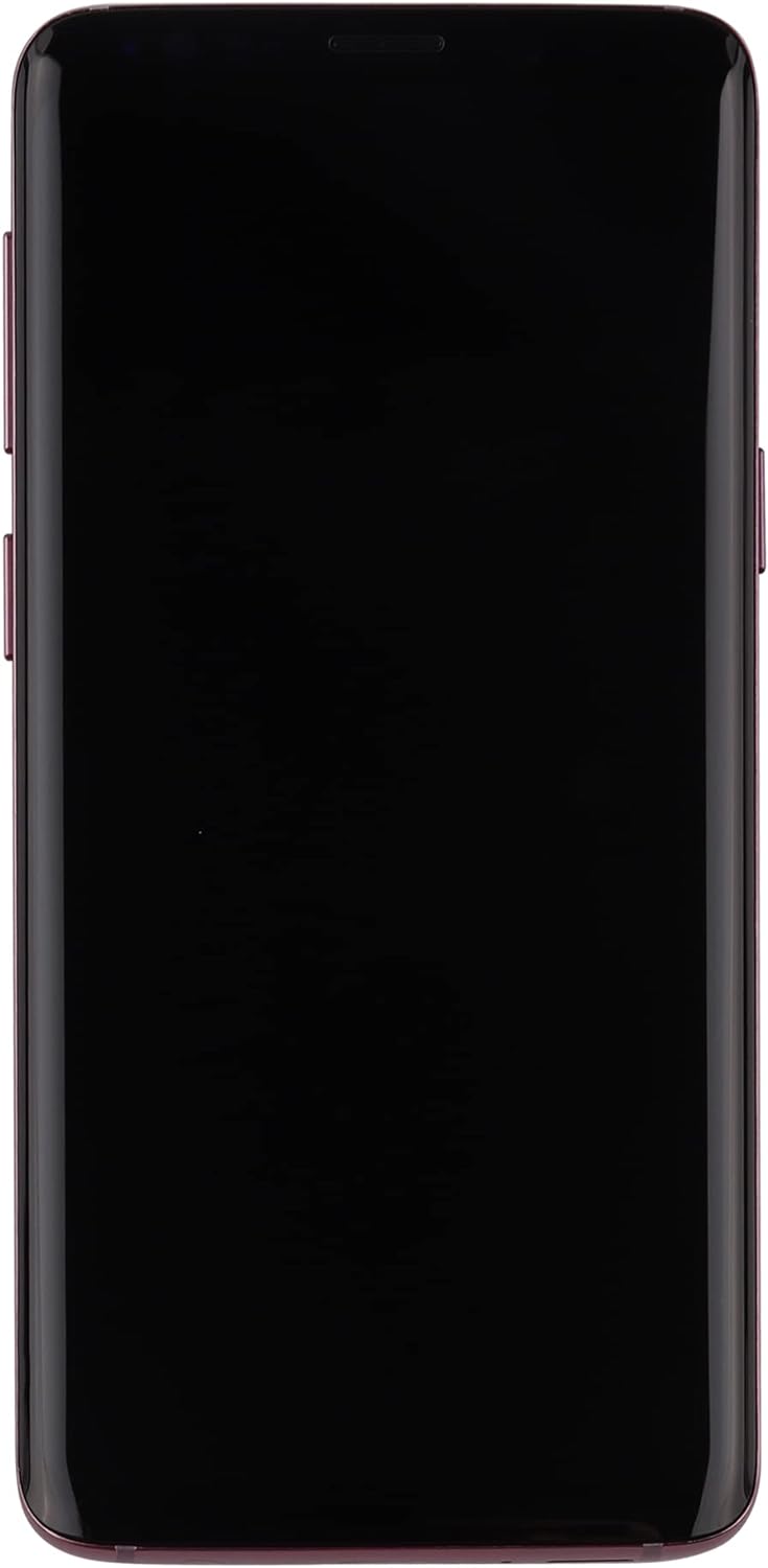 swark LCD Kompatibel mit Samsung Galaxy S9 SM-G960 (Lilac Purple mit Rahmen) LCD Display Touch Scree
