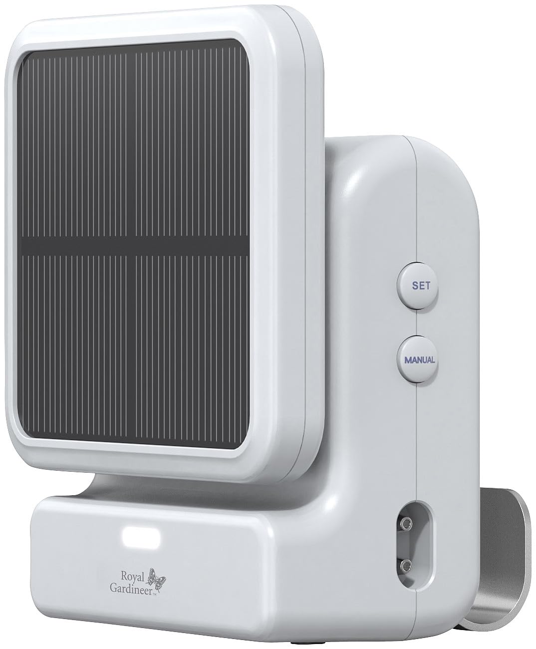 Royal Gardineer Smartes WLAN-Solar-Bewässerungssystem mit Pumpe, 30 l/Std., Akku, App