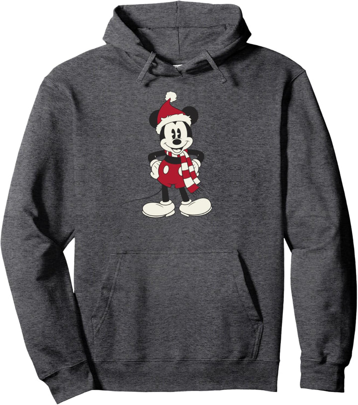 Disney Mickey And Friends Weihnachten Mickey Santa Portrait Pullover Hoodie