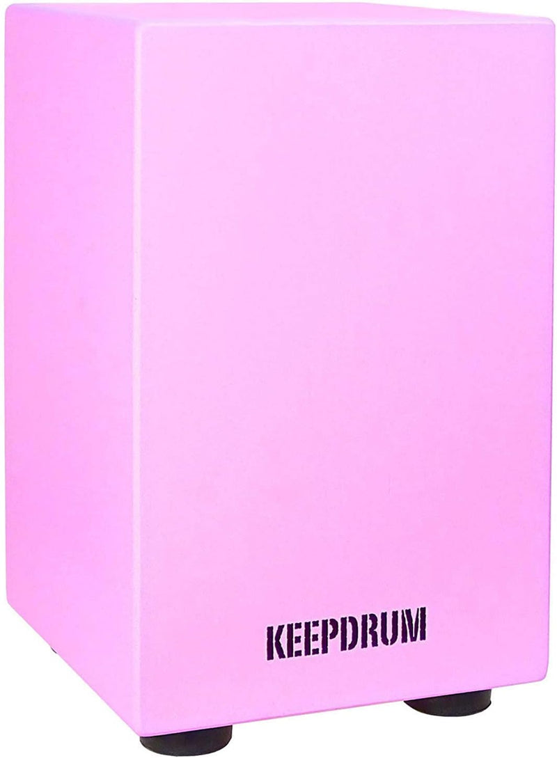 keepdrum DC1M PK Junior Cajon Hocker für Kinder Pink Rosa Trommelhocker