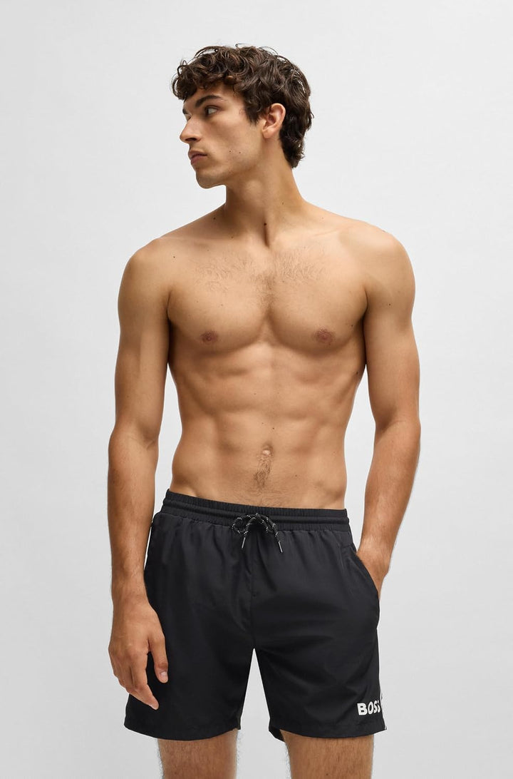 BOSS Herren Starfish Swim Short S Black001, S Black001