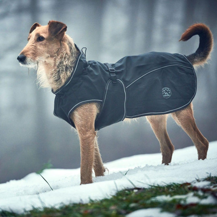 HUNTER UPPSALA Hundemantel, wasserabweisend, reflektierend, 45, schwarz schwarz 45, schwarz 45