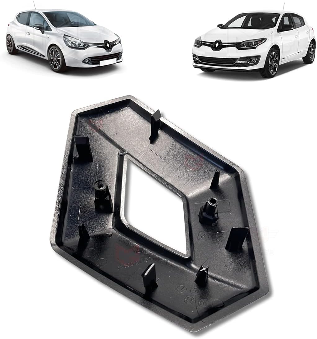Emblem für Clio MK4 628909470R, glänzend, Schwarz