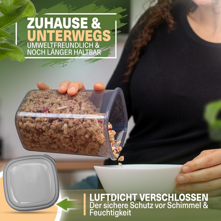 Viwares Vorratsdosen mit Deckel luftdicht - 36er Vorratsbehälter Set - Luftdichte Vorratsdosen für G