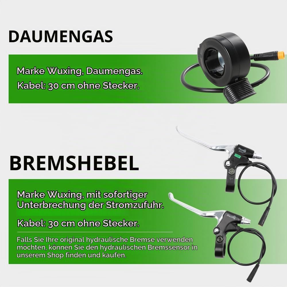 YOSE POWER Ebike Kit 36V250W 26&