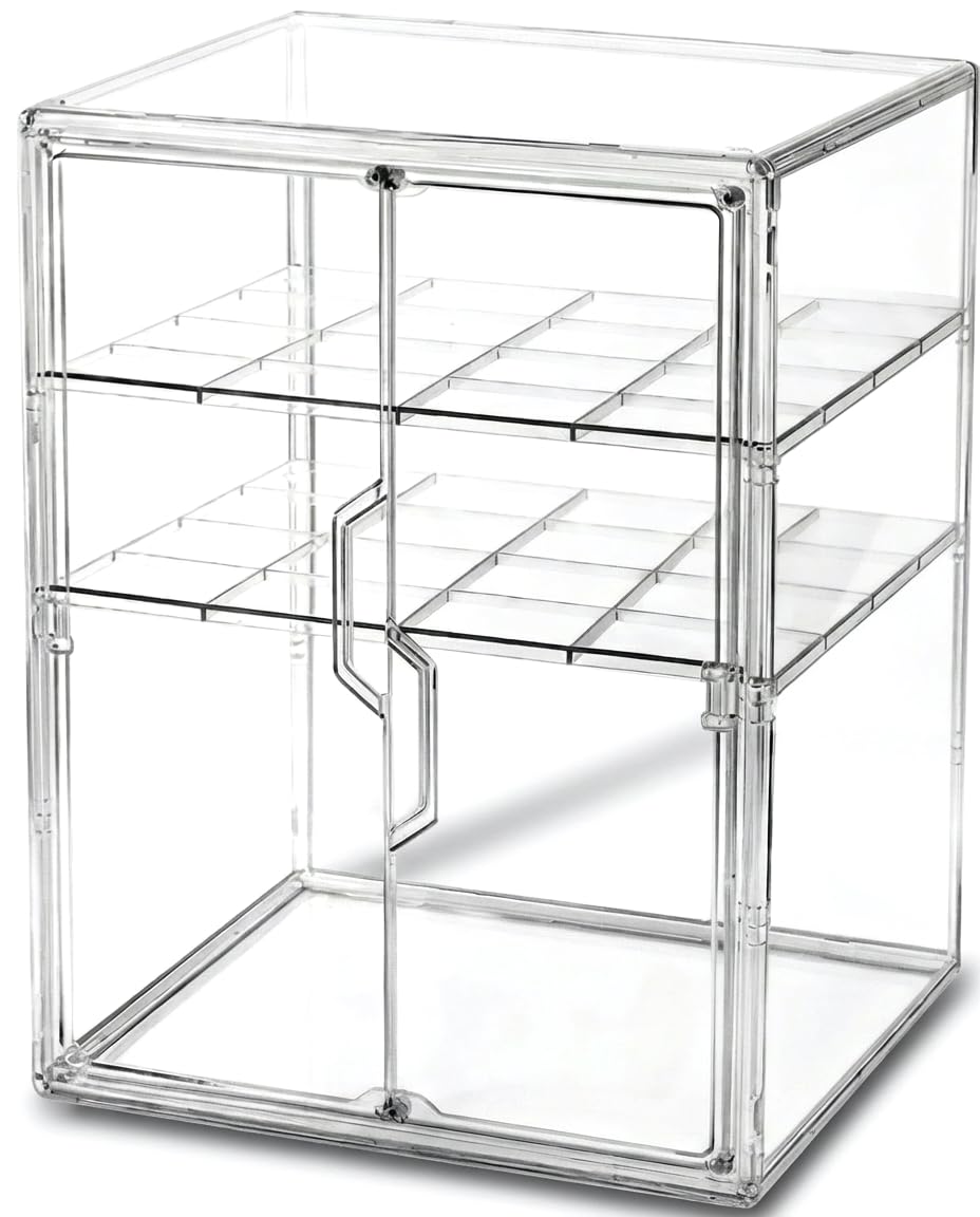 Schminktisch Organizer, Präsentations-Aufbewahrungsschrank, staubdichter Organizer für Make-up, Haus