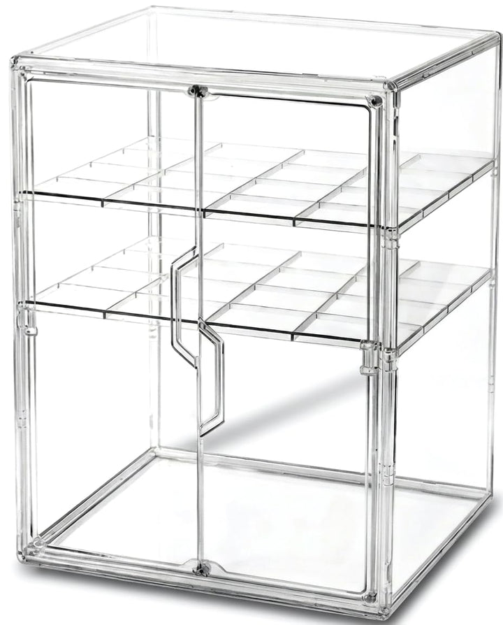 Schminktisch Organizer, Präsentations-Aufbewahrungsschrank, staubdichter Organizer für Make-up, Haus