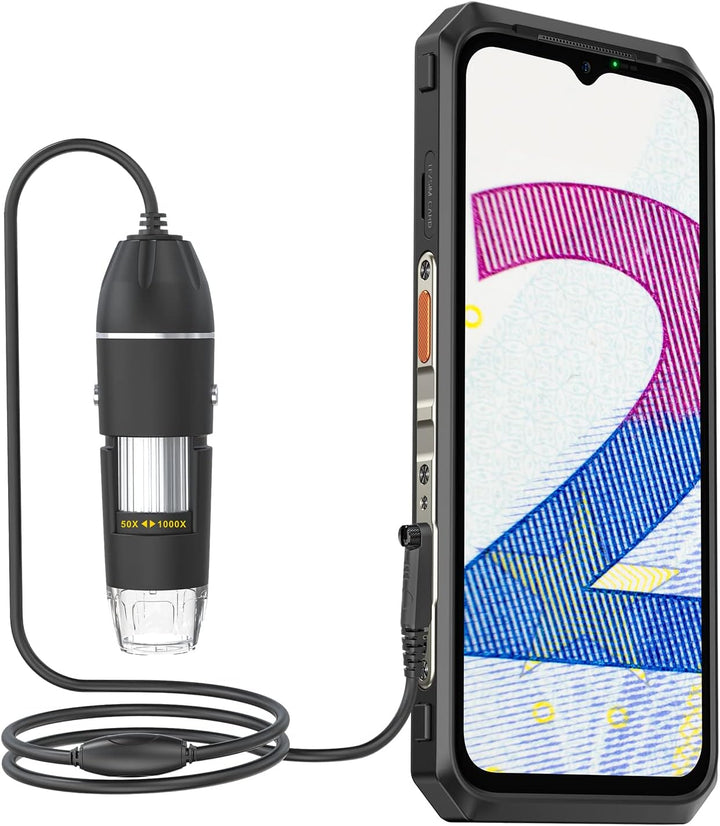 Ulefone uSmart C01 Digitales Mikroskop mit 1000-facher Vergrösserung, digitales Mikroskop für Ulefon