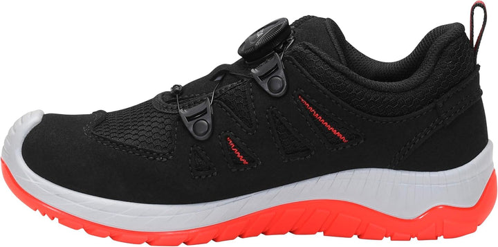 ELTEN Kinderschuhe Outdoor Maddox Kids BOA Black-red Low für Mädchen und Jungen 33 EU Schwarz, 33 EU