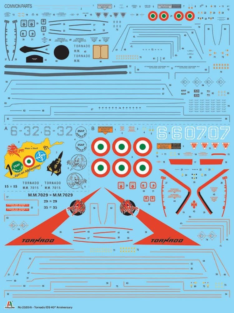 Italeri 2520 1:32 Tornado IDS 40th Anniversary - Modellbau, Bausatz, Standmodellbau, Basteln, Hobby,