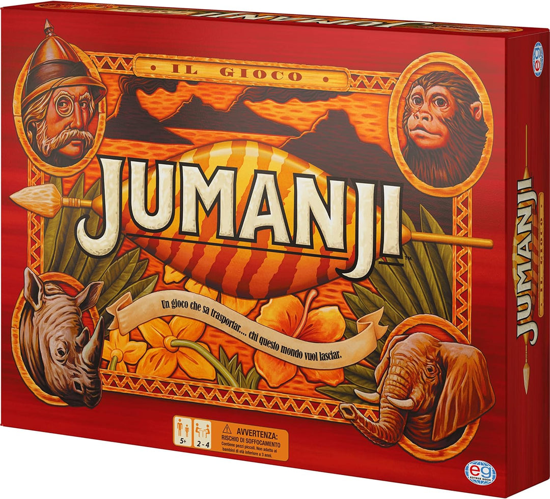 Spin Master - CGI ADG Jumanji The Game EIT, Mehrfarbig, 6045570 aus Pappe, aus Pappe
