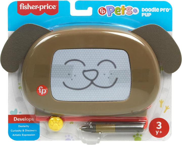 Fisher-Price Pet Pals Magische Tafel, inklusive 1 Magnettafel mit Katzen- oder Hundemotiv, Verschied
