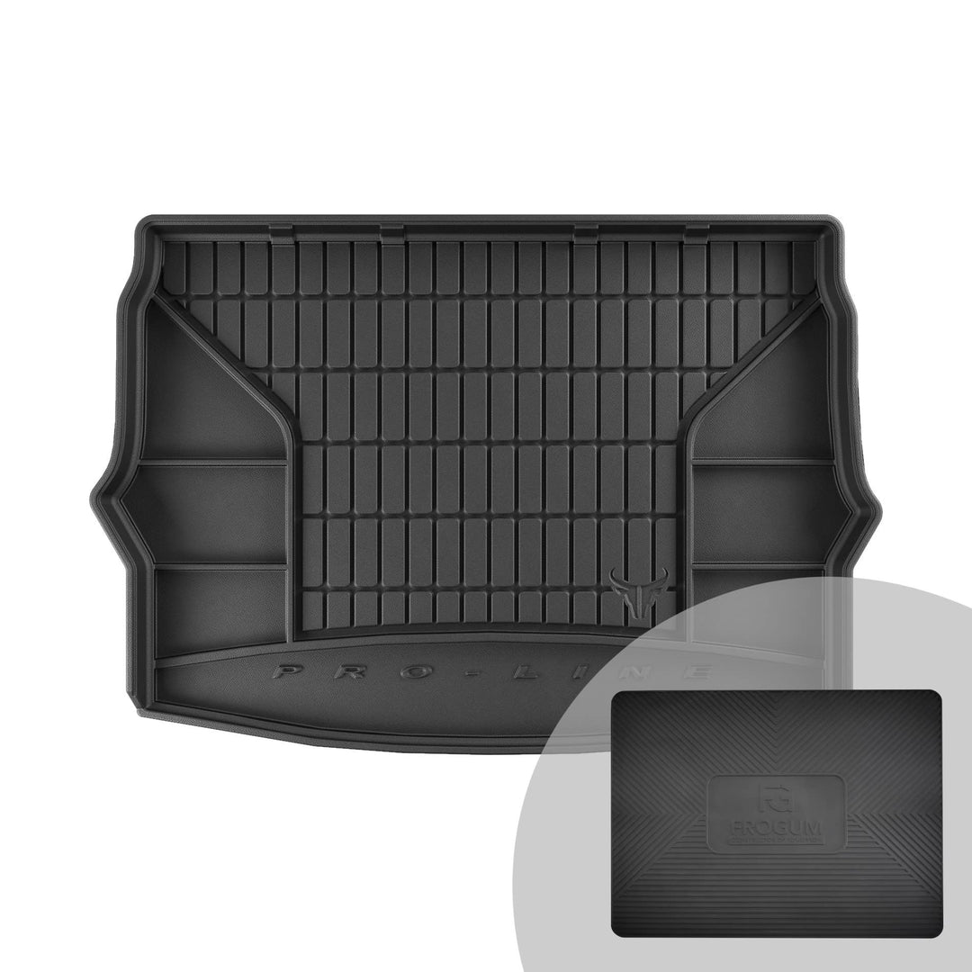 FROGUM ProLine 3D Gummimatte Exklusive Auto Kofferraummatte Kofferraumwanne für Nissan Qashqai II 20