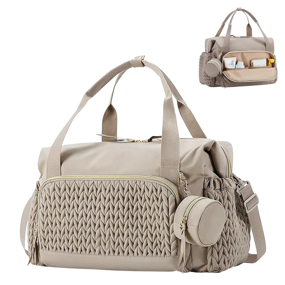 Multifunktionale Wickeltasche Gross, Mommy Bag Schultertasche mit Schnulleretui, Wasserdichte Baby W